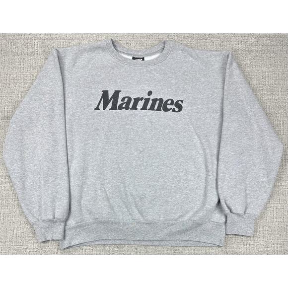 Rothco Marines Sweatshirt Mens XL Crewneck Pullover USMC Military Fleece Warm - Picture 1 of 12